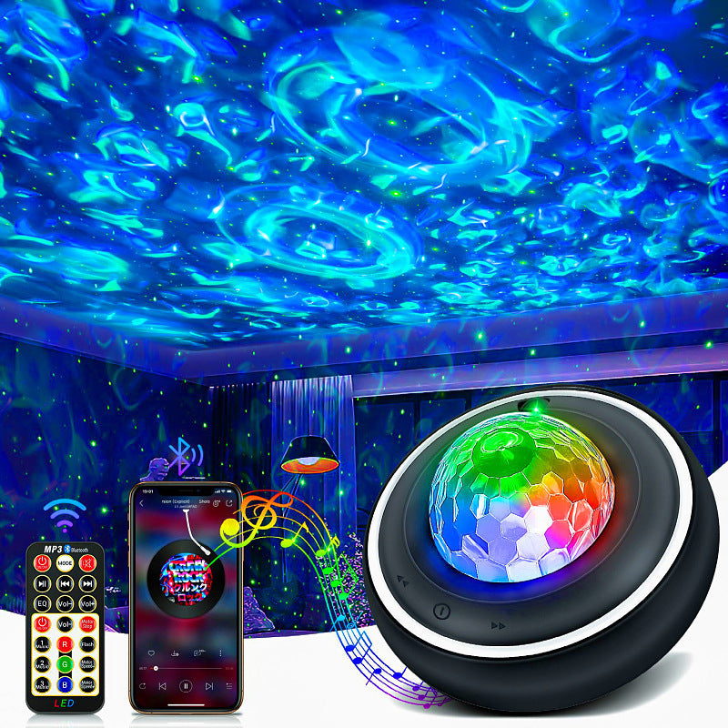 Water Ripple Nebula Starry Sky Projection Lamp