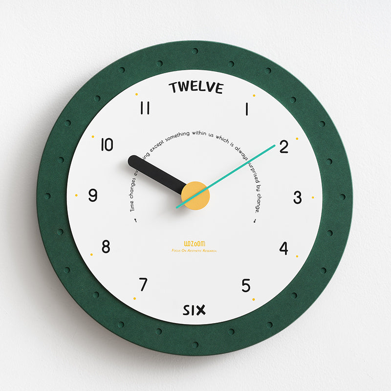 Punch-free Simple Living Room Home Fashion Wall Clock