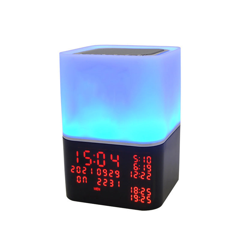 Square Bluetooth Speaker Racket Small Night Lamp