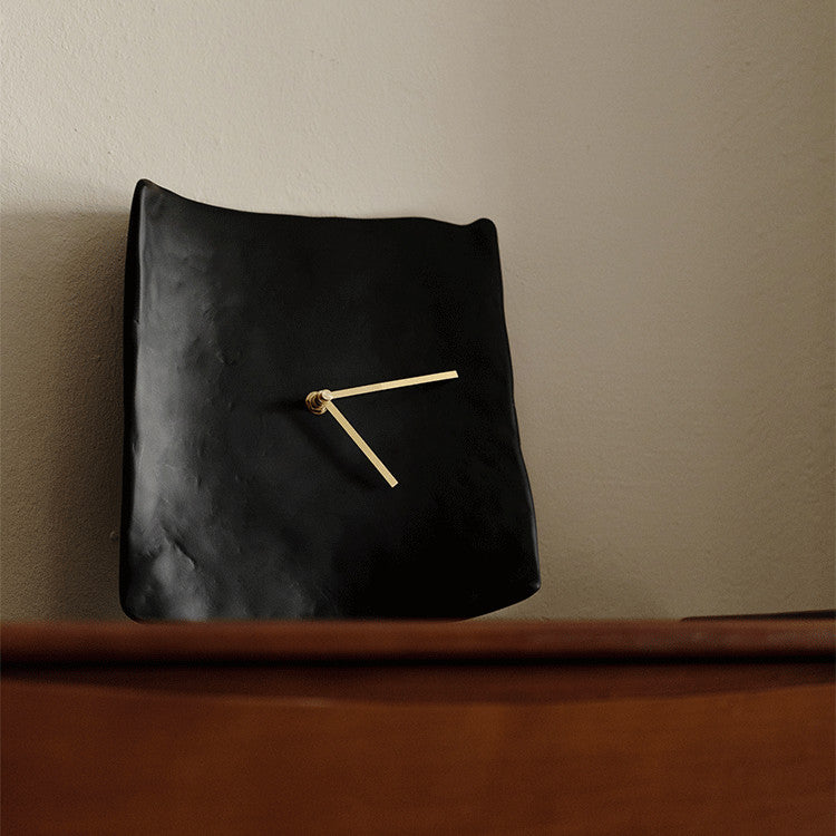 Nordic Retro Mid-ancient Pleated Wall Clock