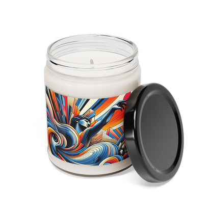"Dynamic Rebirth: A Remodernism Portrait of a Modern Superhero" - The Alien Scented Soy Candle 9oz Remodernism
