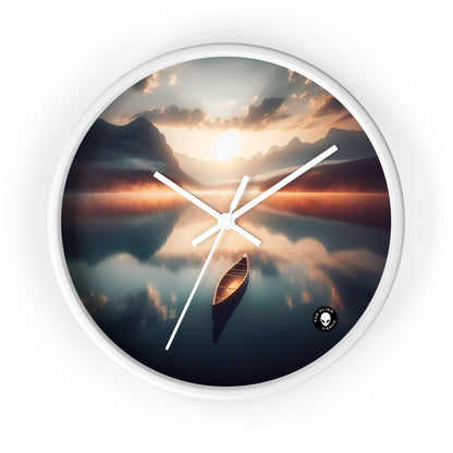 "Tranquil Morning" - The Alien Wall Clock