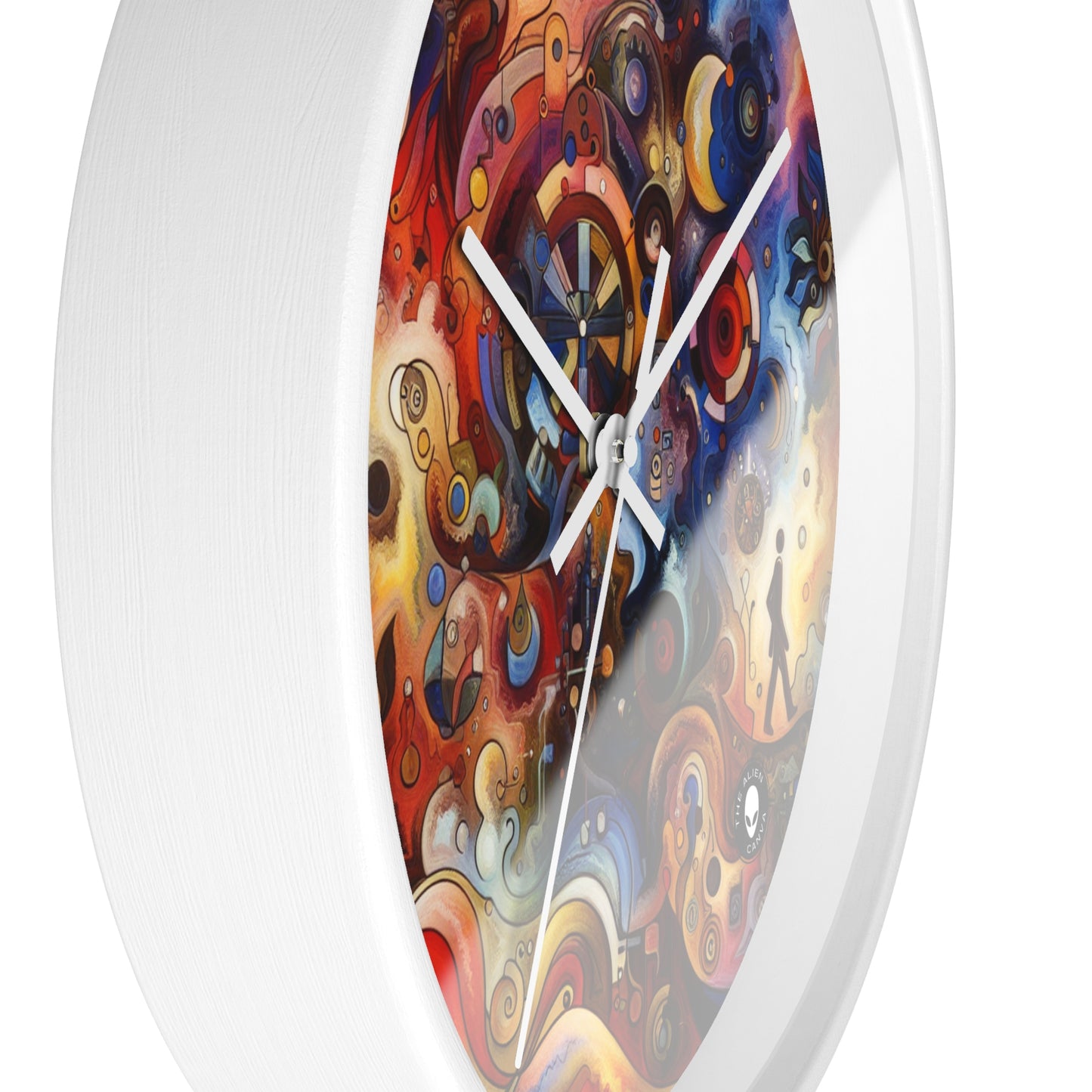 "Eternal Bloom and Fleeting Time" - The Alien Wall Clock Symbolism