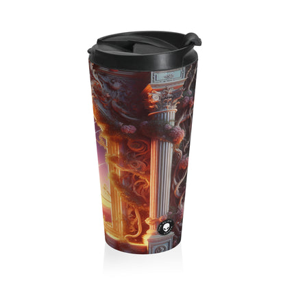 "The Elegant Starlight of Baroque". - The Alien Stainless Steel Travel Mug Baroque