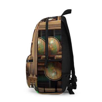 "Revealed Wonders: A Trompe-l'oeil Journey to an Underwater Oasis" - The Alien Backpack Trompe-l'oeil