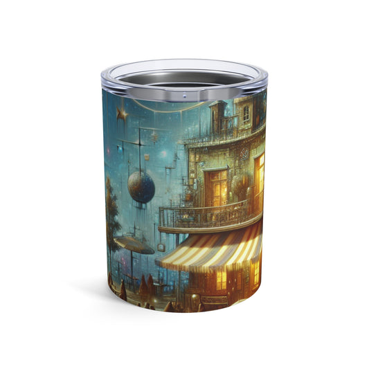 "Kitchen Enchantment: A Whimsical World of Living Objects" - The Alien Tumbler 10oz Magic Realism