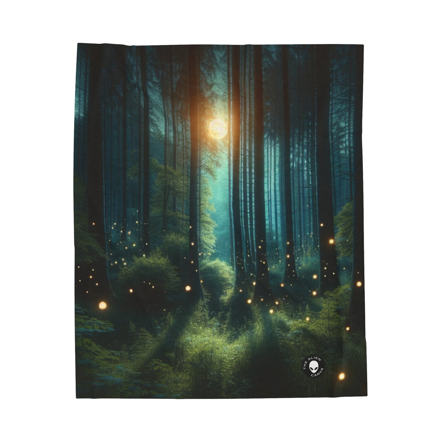 "Nuit enchantée" - La couverture en peluche Alien Velveteen