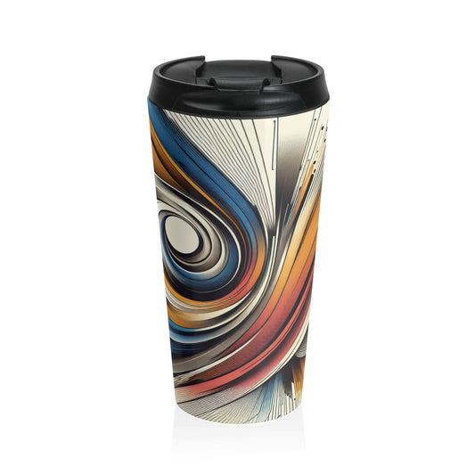 "Mechanical Harmony: A Kinetic Art Installation" - The Alien Stainless Steel Travel Mug Kinetic Art