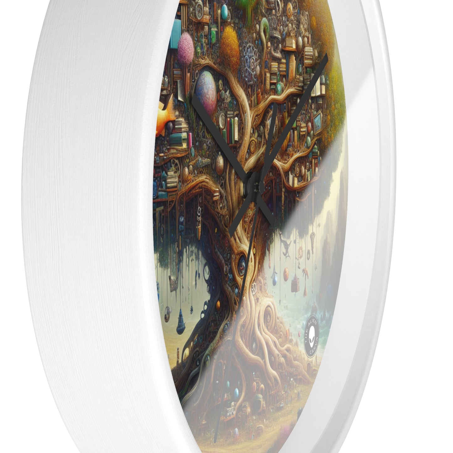 "The Tree of Curiosities" - The Alien Wall Clock