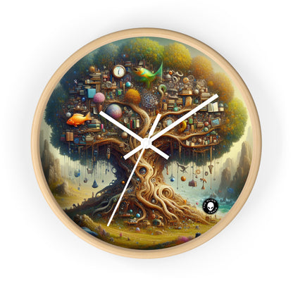 "The Tree of Curiosities" - The Alien Wall Clock