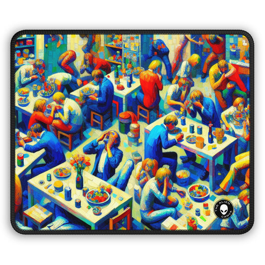 "Subway Soliloquy" - The Alien Gaming Mouse Pad Stuckism