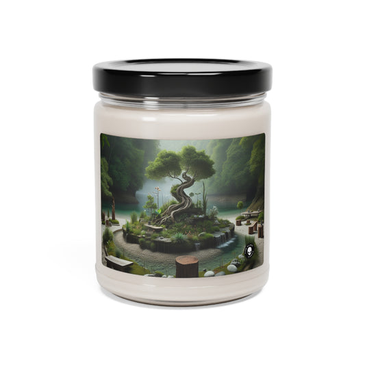 "Renewal Recycled: An Interactive Environmental Sculpture" - The Alien Scented Soy Candle 9oz Environmental Sculpture