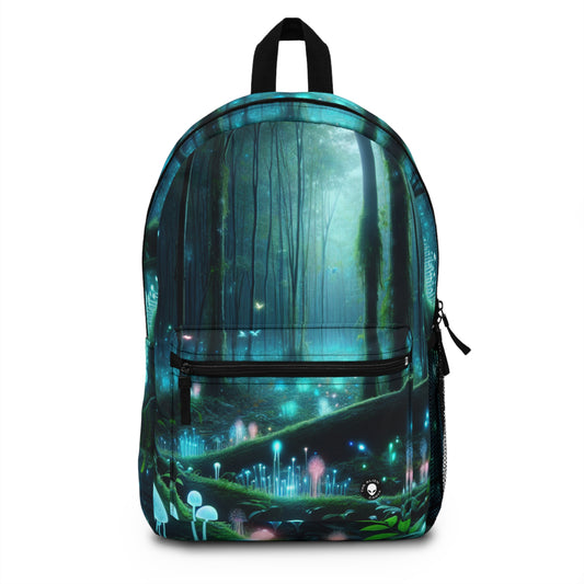 "Enchanted Night: Bioluminescent Forest" - The Alien Backpack