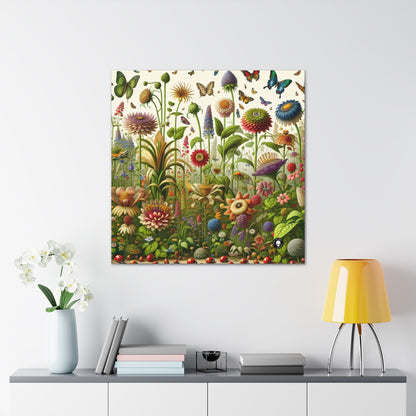 "Enchanted Garden: A Whimsical Scene" - The Alien Canva