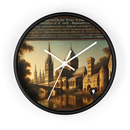 "Intellectual Discourse in the City Square" - The Alien Wall Clock Proto-Renaissance