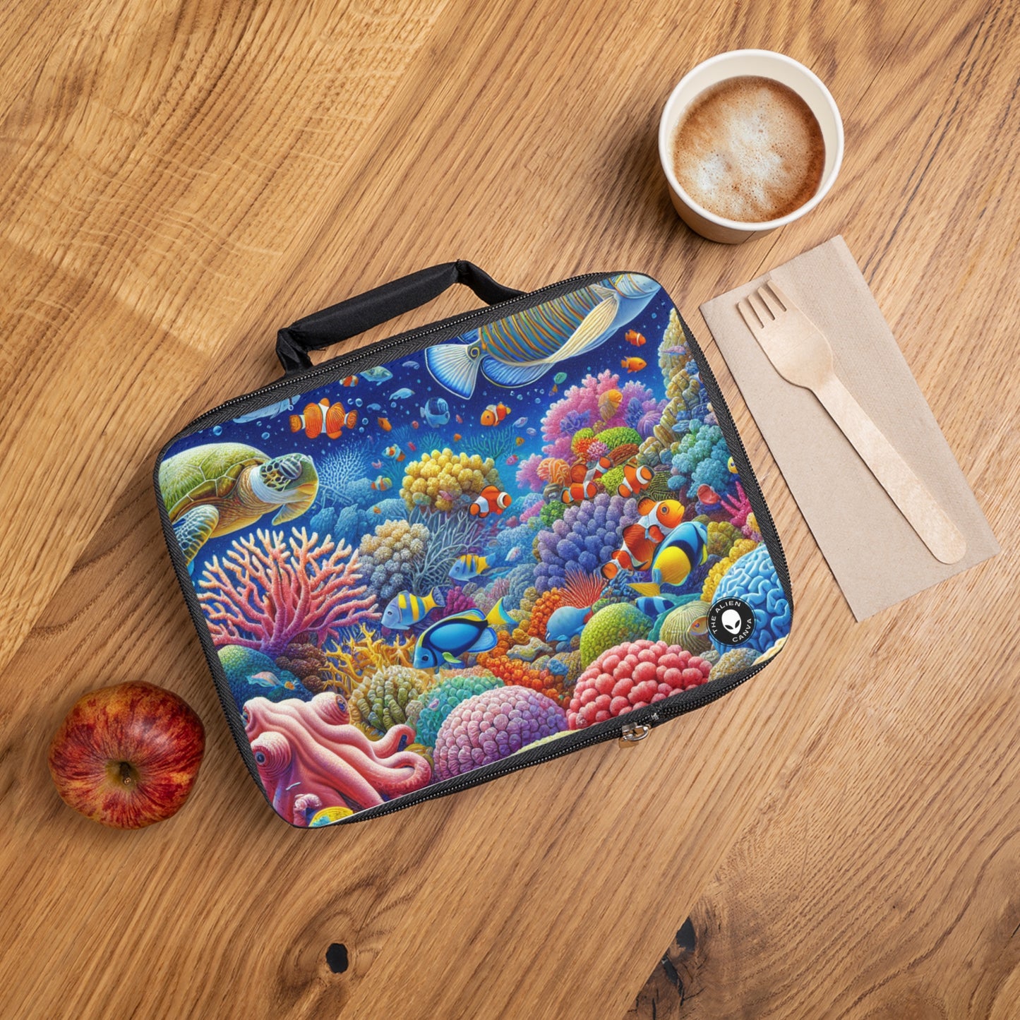 "Tropical Paradise: Underwater Wonderland"- The Alien Lunch Bag