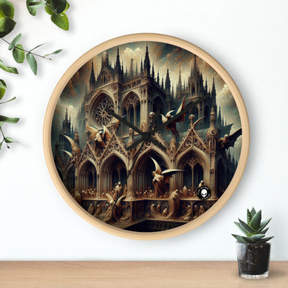 - The Alien Wall Clock Gothic Art