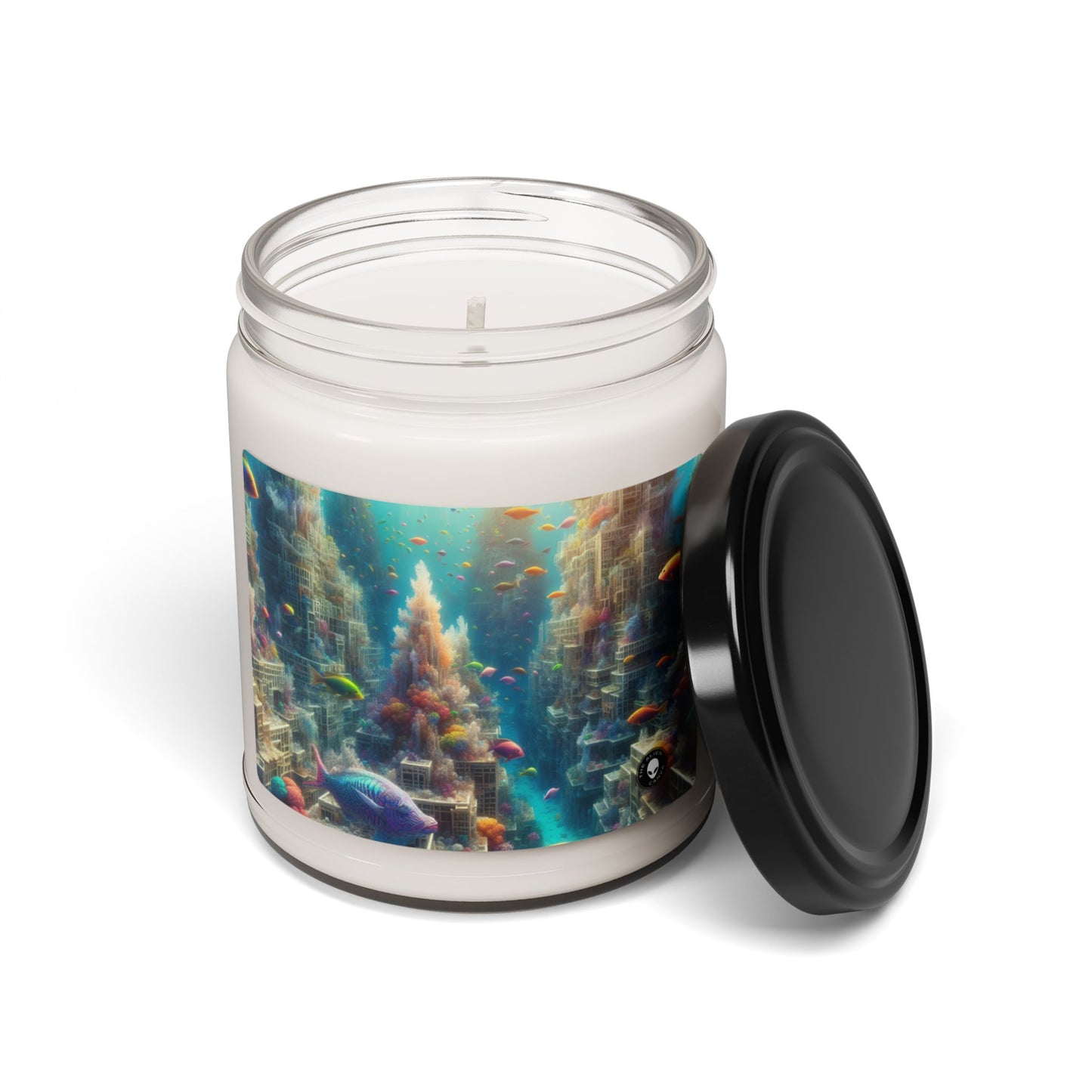 "Coralline City: A Surreal Underwater Wonderland" - The Alien Scented Soy Candle 9oz