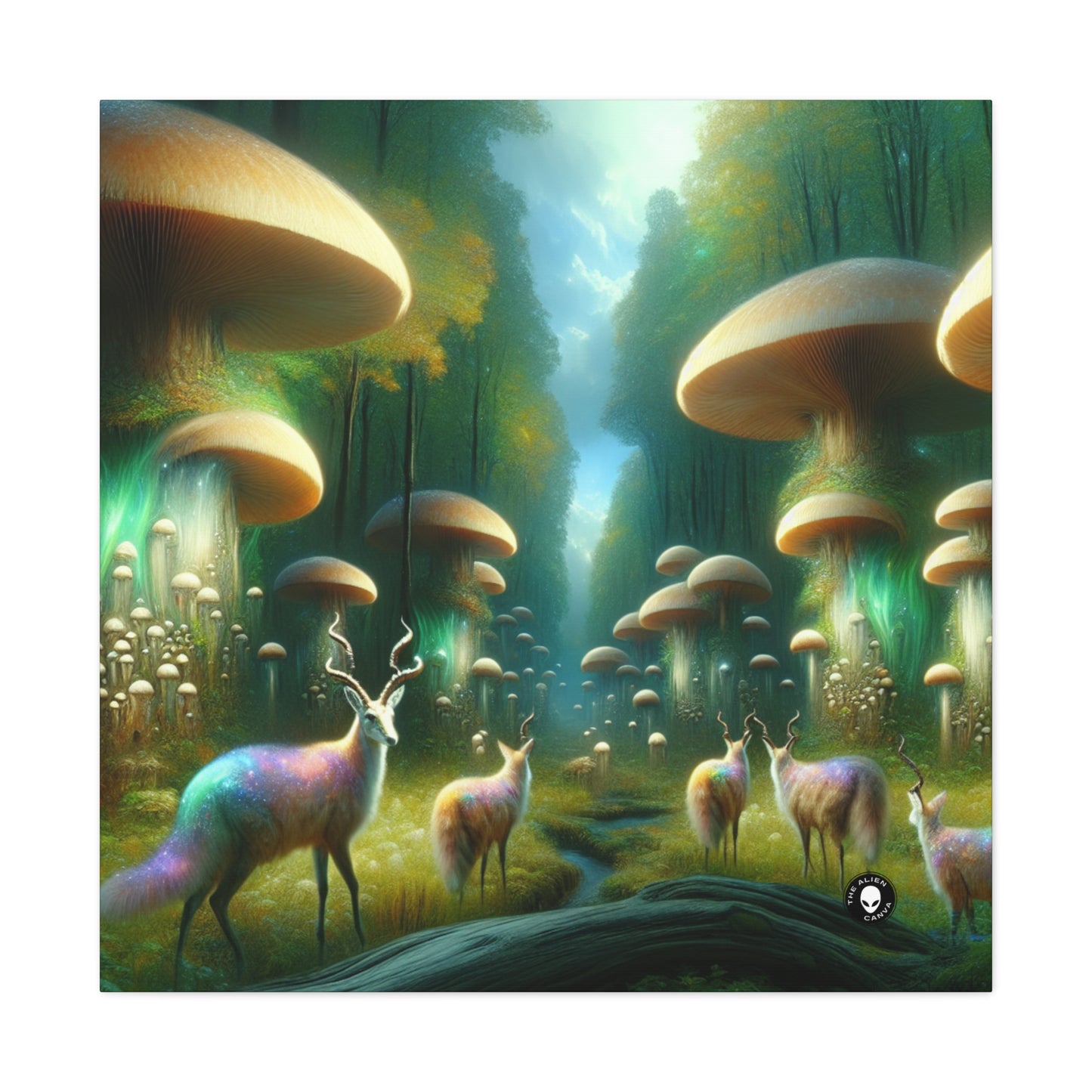 « Mystical Mushroom Grove » - La Toile Alien