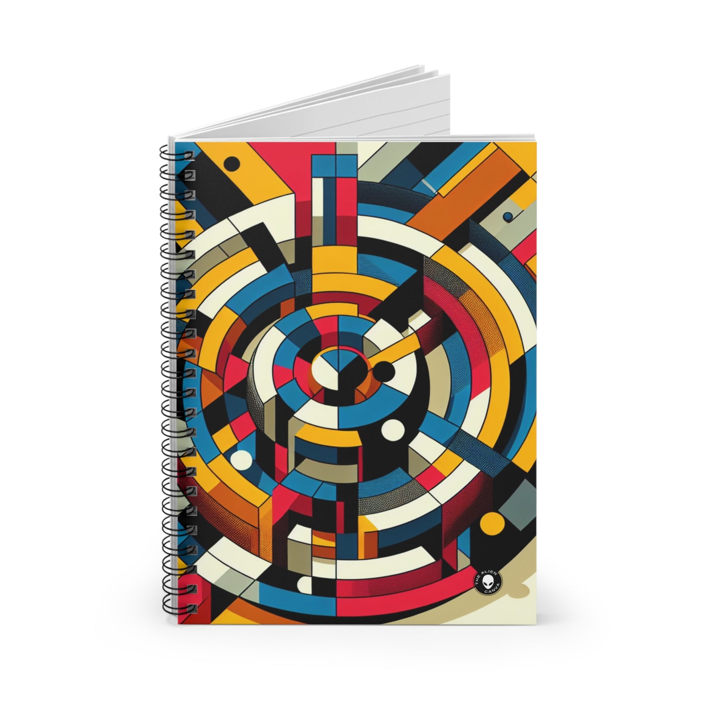 "Digital Revolution: A Constructivist Perspective" - The Alien Spiral Notebook (Ruled Line) Constructivism