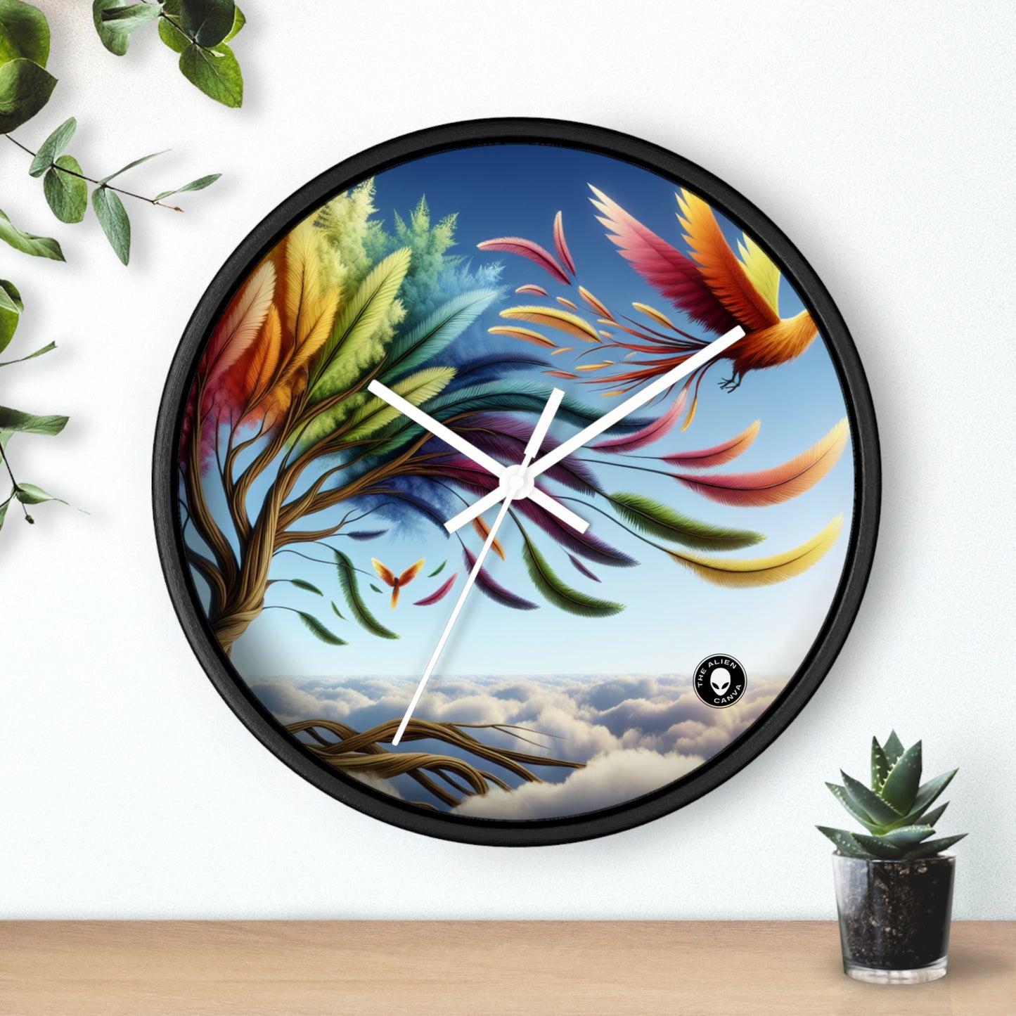 "Fantastical Flora & Fauna: A World of Whimsical Switches" - The Alien Wall Clock