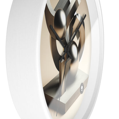 "Harmony in Nature: A Modernist Interpretation" - The Alien Wall Clock Modernist Sculpture