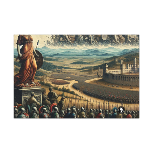 "Minerva Over the Renaissance Battlefield" - The Alien Canva Renaissance Art