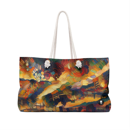 "Nature's Kaleidoscope: A Vivid Fauvism Exploration of the Animal Kingdom" - The Alien Weekender Bag Fauvism