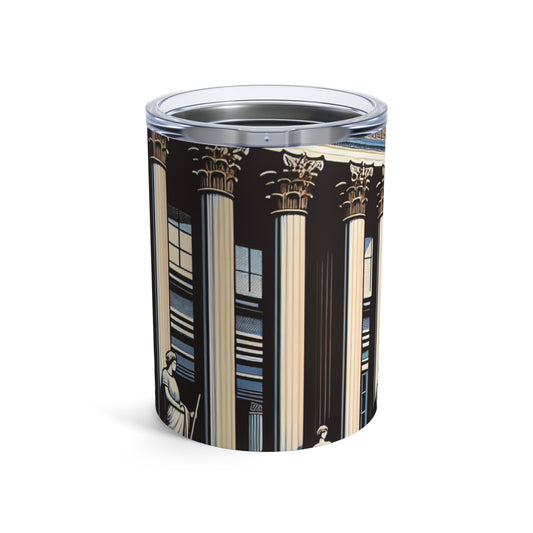 "Elegancia urbana neoclásica" - The Alien Tumbler 10oz Neoclasicismo