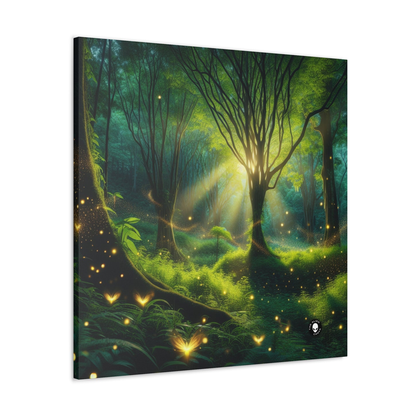 "Glowing Forest Magic" - The Alien Canva