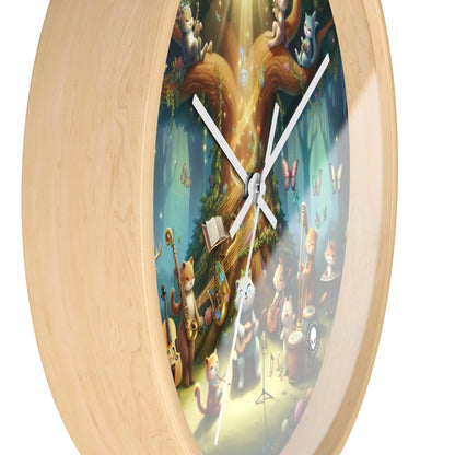 "Enchanted Forest Jam" - L'horloge murale extraterrestre