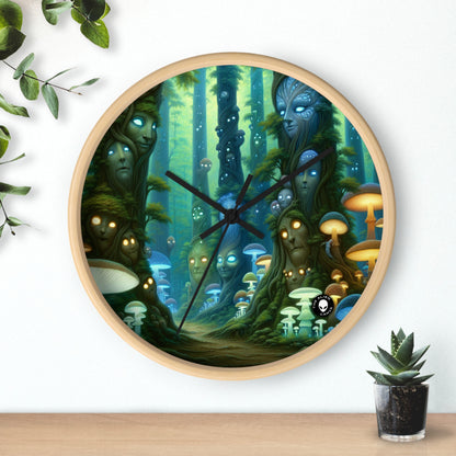 "Forêt Enchantée" - L'Horloge Murale Alien