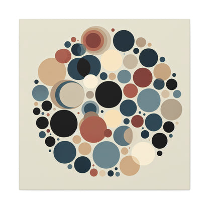 "Cercles entrelacés : une approche minimaliste" - Le style minimalisme d'Alien Canva
