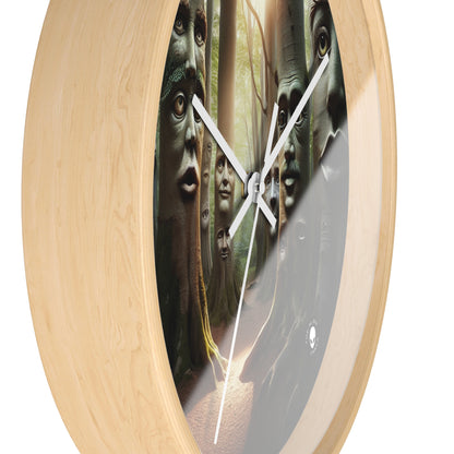 "Whispering Woods: Secrets of the Enchanted Forest" - The Alien Wall Clock