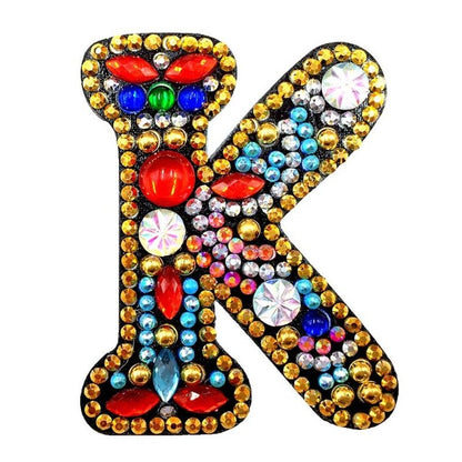 Single Alphabet LettersKey Chains Diamond Painting