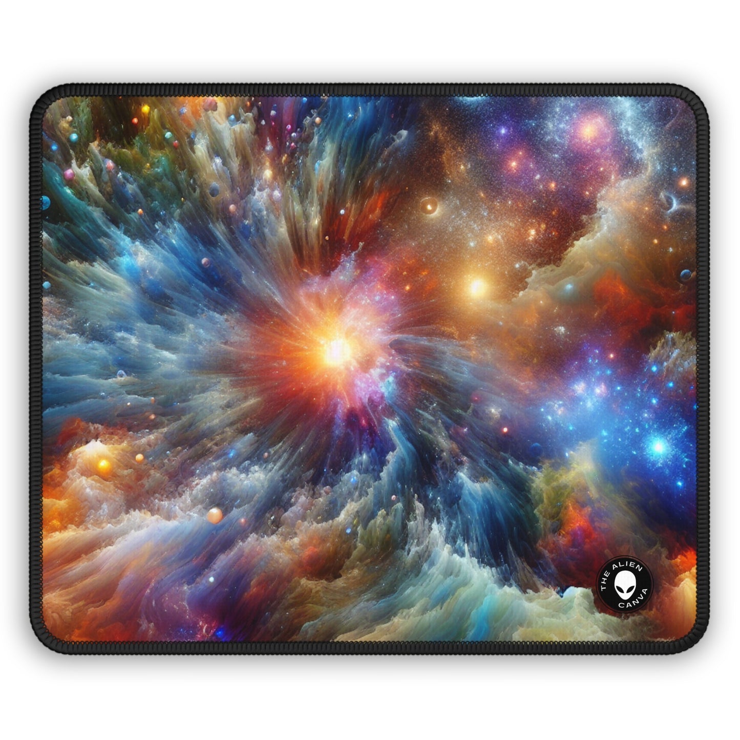 "Galactic Creation: A Kaleidoscope of Cosmic Wonder" - The Alien Gaming Mouse Pad