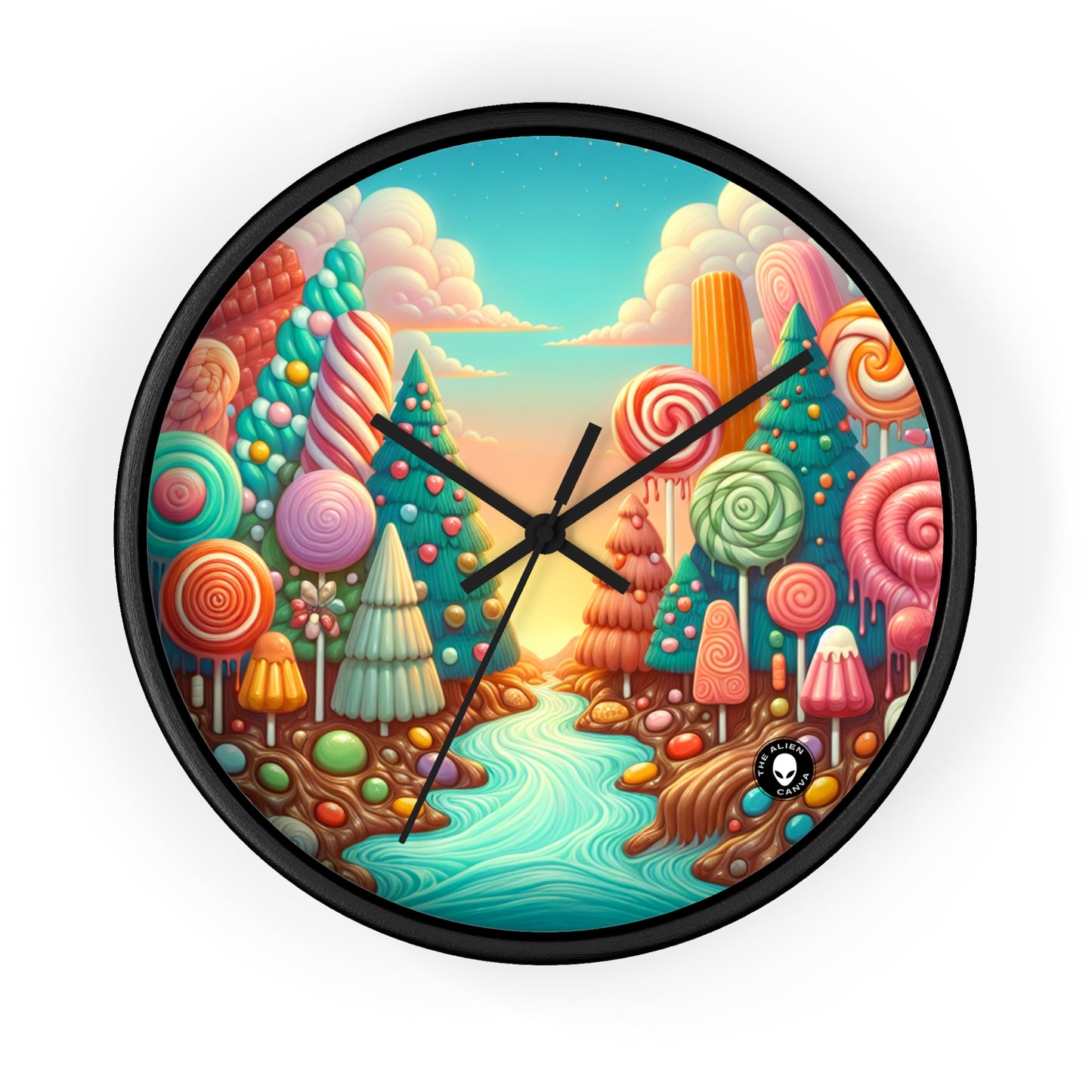 "Sugar Rush Forest" - L'horloge murale extraterrestre