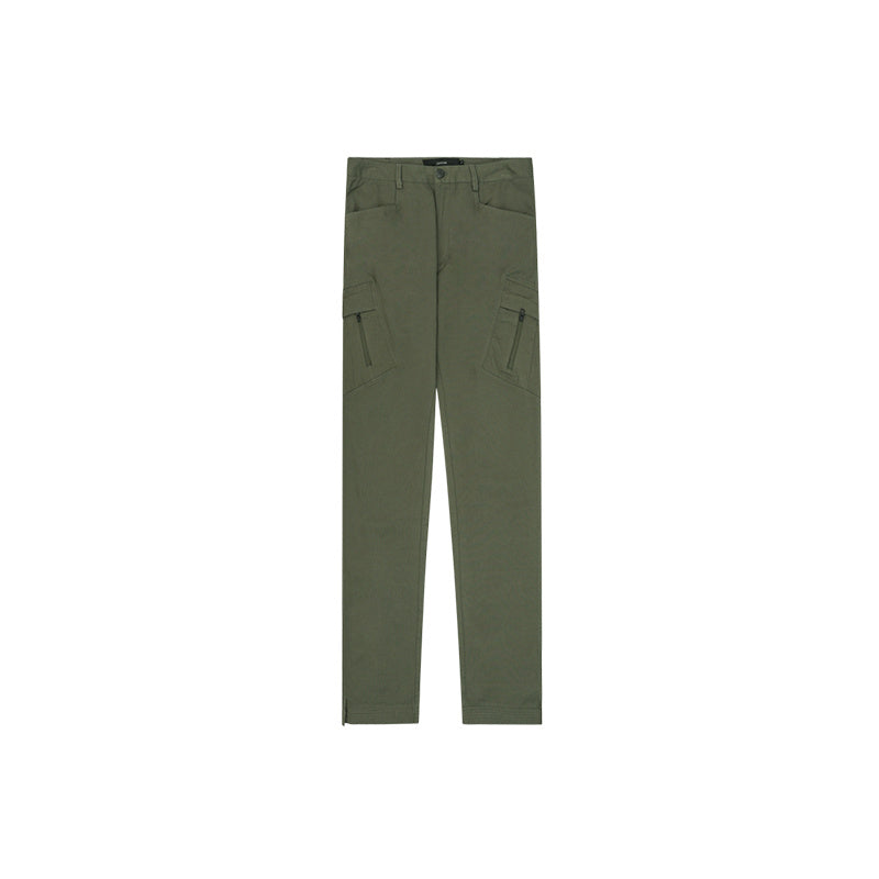 Pantalon droit décontracté polyvalent High Street