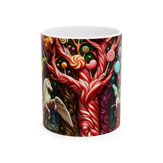 « Sweet Forest Whimsy » – La tasse en céramique Alien 11 oz