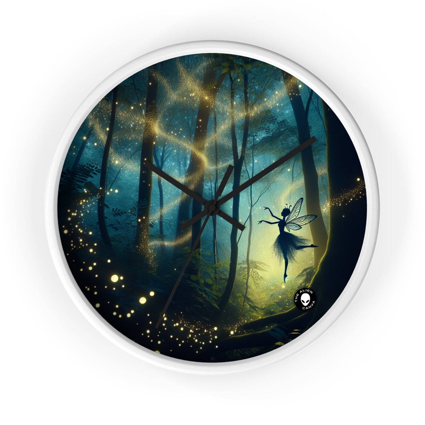 "Enchanted Forest: Firefly Dance" - The Alien Wall Clock