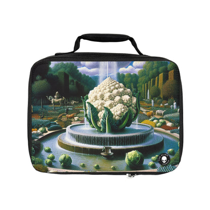 "The Vegetable Fountain: A Cauliflower Conglomerate" - The Alien Lunch Bag Surrealism