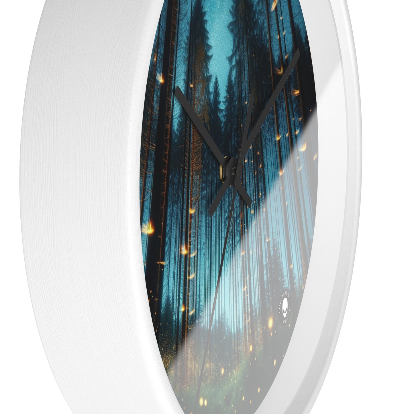 "Twilight Enchantment: Firefly Forest" - The Alien Wall Clock