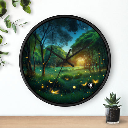 "Firefly Dusk" - The Alien Wall Clock