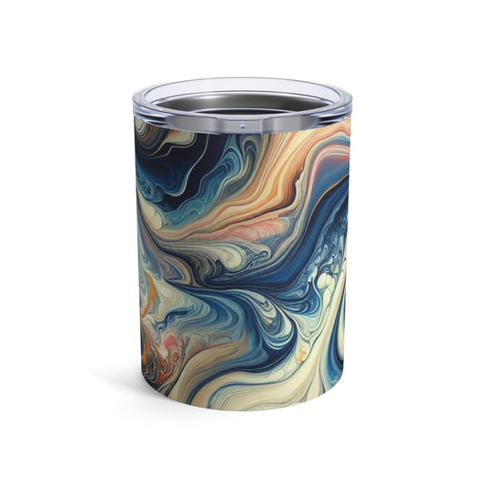 Forêt tropicale luxuriante : Versage acrylique inspiré de la beauté tropicale - The Alien Tumbler 10oz Acrylique Pouring