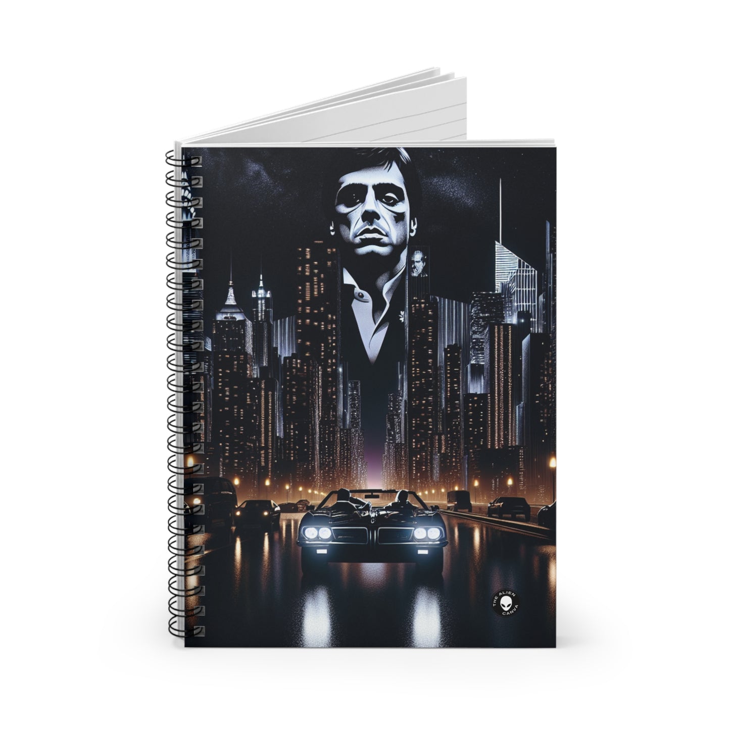 "The World is Mine: A City Drive" - The Alien Spiral Notebook (Ruled Line)