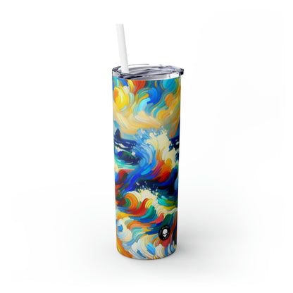 "The Fauvista Shore" - Vaso delgado con pajita The Alien Maars® de 20 oz Fauvismo