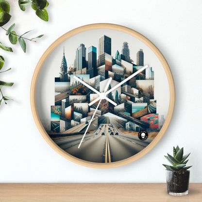 "Enchanted Forest: A Fantasy Montage" - The Alien Wall Clock Photomontage