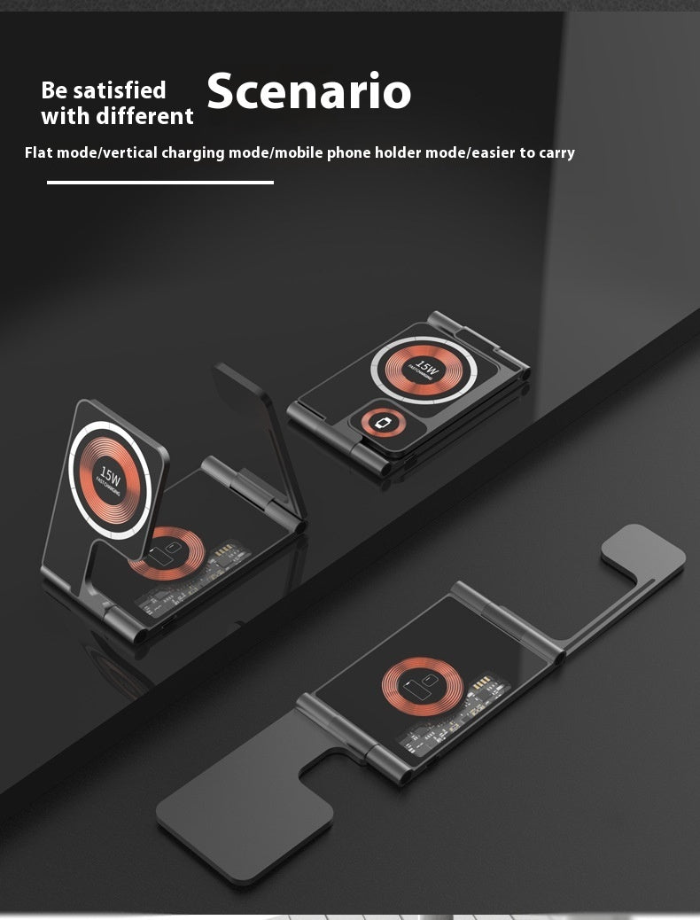 Nouveau chargeur sans fil magnétique 4-en-1