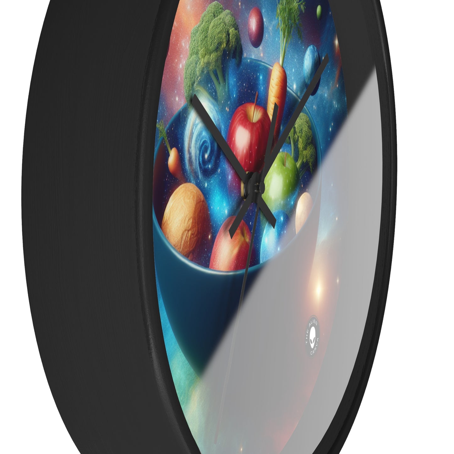 "Galactic Fruit Salad" - The Alien Wall Clock