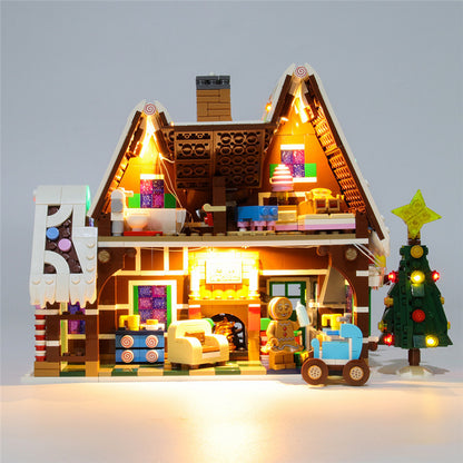 LED String Light for Building Block Gingerbread House Compatible With 10267 (NOT Include The Model)